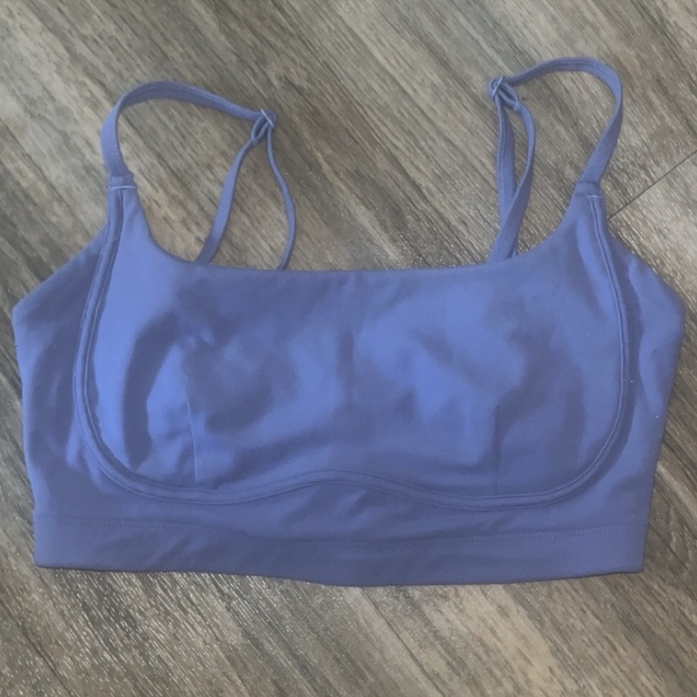 Everyday Scoop-Neck Sports Bra in Periwinkle Blue